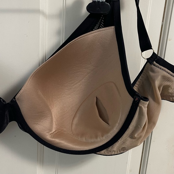 ThirdLove Shadow Stripe Plunge Bra Size 40F Black Lace - Picture 10 of 10